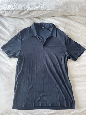 Theory Men's Dark Navy Short-Sleeve Polo